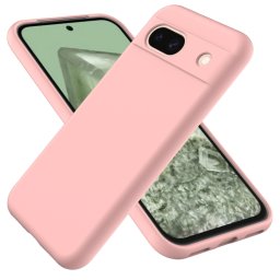 RUBBER Rózsaszín védőburkolat Google Pixel 8a telefonhoz