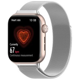 MILANESE Fémszíj Honor-hoz Watch5 ezüst