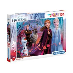 Disney Jégvarázs 104 db-os forma puzzle Clementoni
