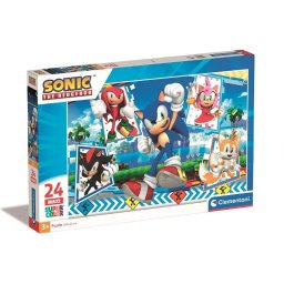 Sonic a sündisznó Green Hill 24 db-os maxi puzzle Clementoni