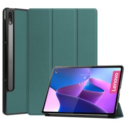 LEATHER Flip tok Lenovo Tab P12 Pro zöld színű
