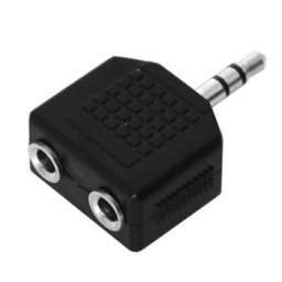 Jack 3.5 / 2 x Jack 3.5 eloszto adapter