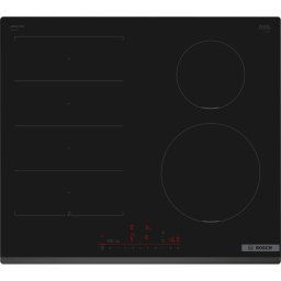 Bosch PIX631HC1E Beépíthető Indukciós főzőlap Keret nélküli, 7400 W, Érintőszenzoros, Gyerekzár, Booster funkció, 2 fázisra köthető