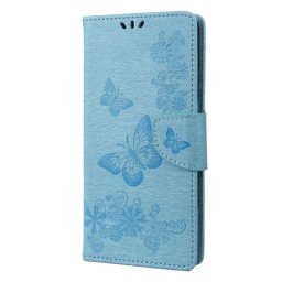 ART Pénztárca borító Sony Xperia 10 IV 5G BUTTERFLIES kék
