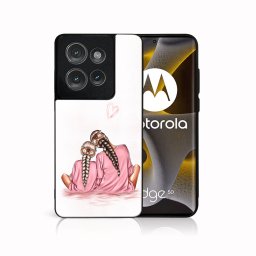 PROTEMIO MY ART Védőburkolat Motorola Edge 50 LÁNYA (114) számára