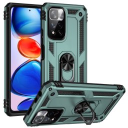RING védőtok Pro Xiaomi Redmi Note 11 készülékhez zöldre