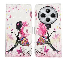 ART Tárcahuzat a Xiaomi-hoz Redmi 14C / Poco C75 FLOWER FAIRY