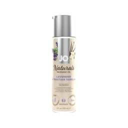 System JO - erotikus masszázsolaj levendula-vanília illattal (120 ml)