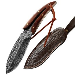 Kültéri vadászkés tokkal 20 cm