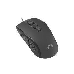 Natec optikai egér HOOPOE 2/1600 DPI/Office/Optikai/1600 DPI/Vezeték nélküli USB/Fekete