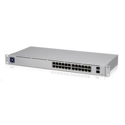 UBNT UniFi Switch USW-24 Gen2 [24xGigabit, 2xSFP, 52Gbps, ventilátor nélküli]