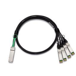 Dell hálózati kábel 40GbE (QSFP ) - 4 x 10GbE SFP passzív réz kiépítőkábel 3 méter Ügyfél által telepített 3 méteres kábel
