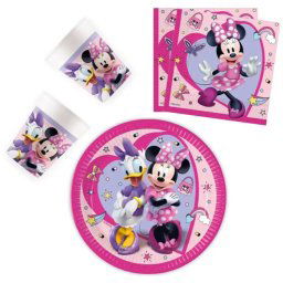 Disney Minnie Junior party szett 36 darabos, 23 cm-es tányérral