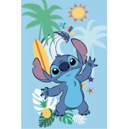 Lilo és Stitch, A csillagkutya polár takaró, pléd 100x150 cm Nr1
