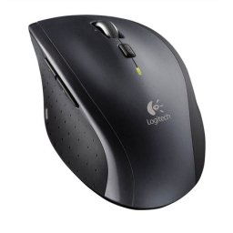 LOGITECH Egér, vezeték nélküli, lézeres, normál méret, USB, LOGITECH "M705 Marathon", fekete