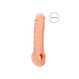 RealRock Penis Sleeve 8 - péniszköpeny (21 cm, testszínű)