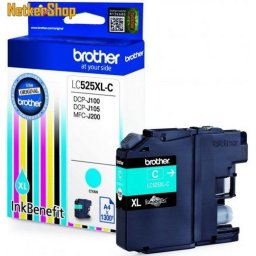 Brother LC-525XL-C Cyan eredeti tintapatron (1 év garancia)