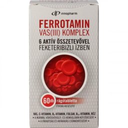 Innopharm ferrotamin rágótabletta, 60 db