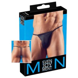 Svenjoyment - mini férfi tanga T-fazonban (fekete)