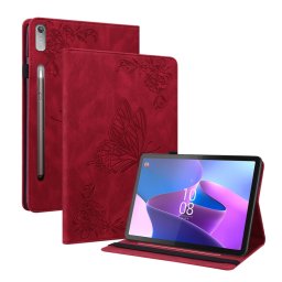 ART BUTTERFLY Pénztárca borító Lenovo Tab P12 piros