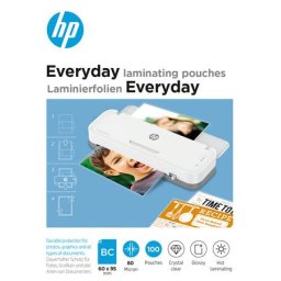 HP Meleglamináló fólia, 80 mikron, 60x95 mm, fényes, 100 db, HP "Everyday"