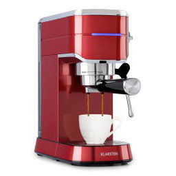 Klarstein Futura, eszpresszógép, 1450 W, 20 bar, 1,25 l, rozsdamentes acél (TK3G-Espresso20-2)