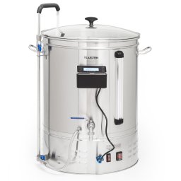 Klarstein Brauheld Smart 65, cefréző üst, 65 l, 2500 W, 100°C, keringető szivattyú, rozsdamentes acél (BRD3-BrauheldSmart65)