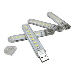 Foxter USB zseblámpa LED 8 hideg fehér