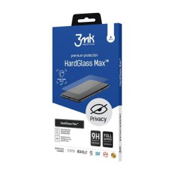 3mk edzett üveg HardGlass MAX Privacy az Apple iPhone 12 Pro Max készülékhez