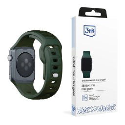 3mk szilikon óraszíj Apple 38/40/41 mm-es órához Sötétzöld