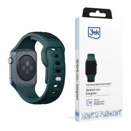 3mk szilikon óraszíj az Apple 38/40/41 mm-es órájához, örökzöld színű