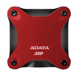 ADATA külső SSD 512GB SD620, USB Micro-B, USB 3.2 Gen 2, R:520/W:460MB/s, piros színű