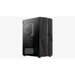 AEROCOOL Mecha tok, Mid tower, 2x USB 3.0, 2x audio, tápegység nélkül