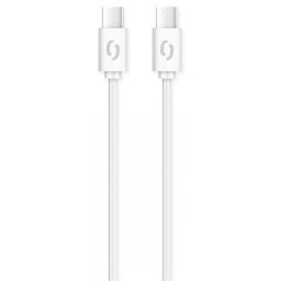 ALIGATOR Adatkábel POWER 3A, USB-C/USB-C, fehér