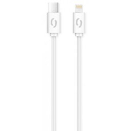 ALIGATOR adatkábel POWER 3A, USB-C/világítás fehér