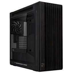 ASUS tok PROART PA602 WOOD TG PWM BLACK, Mid Tower, átlátszó oldalpanel, fekete