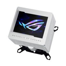 ASUS vizesblokk CPU ROG RYUJIN III WB, 3,5" LCD kijelző, fehér színű