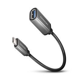 AXAGON RUCM-AFAC, USB-C (M) USB-A (F), 20cm, USB 3.2 Gen 1, 3A, ALU