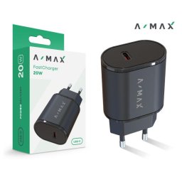 Aligator A-MAX PD 20W USB-C fekete hálózati töltő