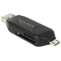 Delock Micro USB OTG kártyaolvasó USB 3.0 A férfi