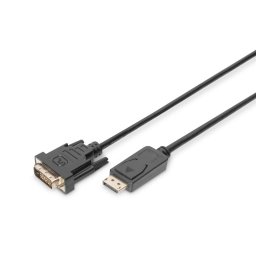 Digitus DisplayPort csatlakozókábel, DP/M- DVI (24 1)/M 2.0m