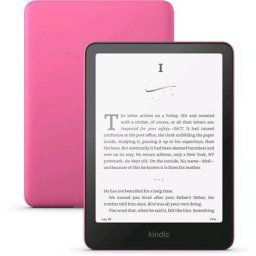 E-könyv Amazon Kindle Paperwhite 2024 (16 GB), málna, reklámokkal