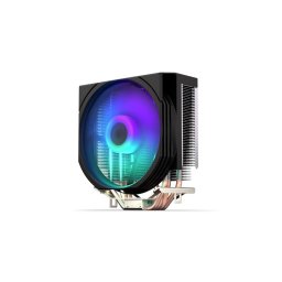 ENDORFY CPU-hűtő Spartan 5 MAX ARGB, 1x120mm, LGA1851, AM5, fekete, fekete