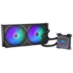 Endorfy NAVIS F280 ARGB/ víz/ 2x 140mm ARGB ventilátor/ Intel és AMD számára