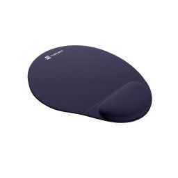 Ergonómikus gél egérpad Natec MARMOT, sötétkék, 245x225 mm