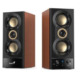 GENIUS hangszórók SP-HF800BT, 2.0, 20W, Bluetooth, 3,5 mm-es jack, fa