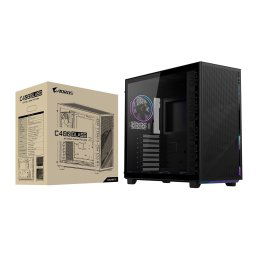 GIGABYTE AORUS C400 GLASS/Midi Tower/Transpar./Fekete