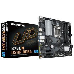 GIGABYTE MB Sc LGA1700 B760M D3HP DDR4, Intel B760, 4xDDR4, 1xDP, 1xHDMI, 1xVGA, 1xVGA, mATX