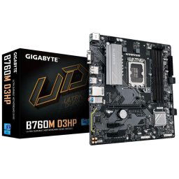 GIGABYTE MB Sc LGA1700 B760M D3HP, Intel B760, 4xDDR5, 1xDP, 1xHDMI, 1xVGA, mATX, 1xHDMI, 1xHDMI, 1xVGA