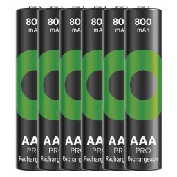GP Újratölthető akkumulátor. ReCyko Pro AAA (HR03) 800mAh - 6 db